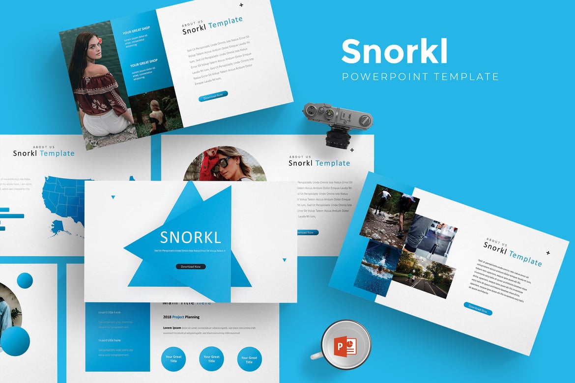 Template PowerPoint Snorkl - Solusi Kreatif untuk Presentasi Anda