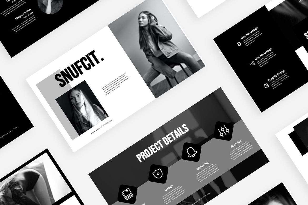 Snufcit - Template Powerpoint Kreatif dan Profesional