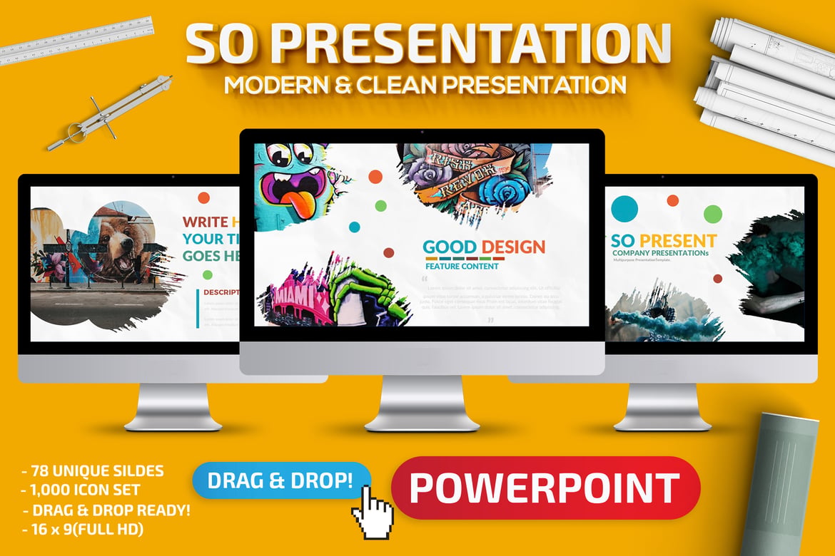 Template Presentasi PowerPoint Kreatif dan Menarik