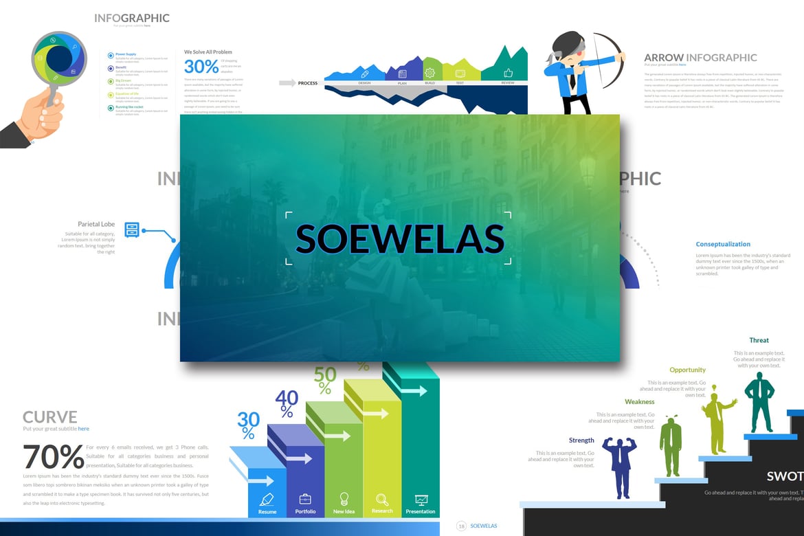 Soewelas - Template PowerPoint Kreatif untuk Presentasi Profesional