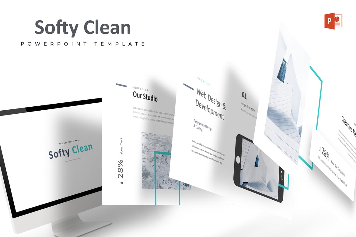 Softy - Template PowerPoint Serbaguna yang Menarik