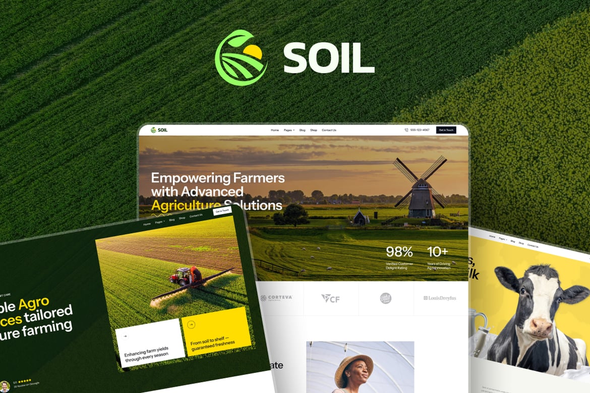 Soil: Tema WordPress Organik untuk Website Makanan Sehat yang Menarik