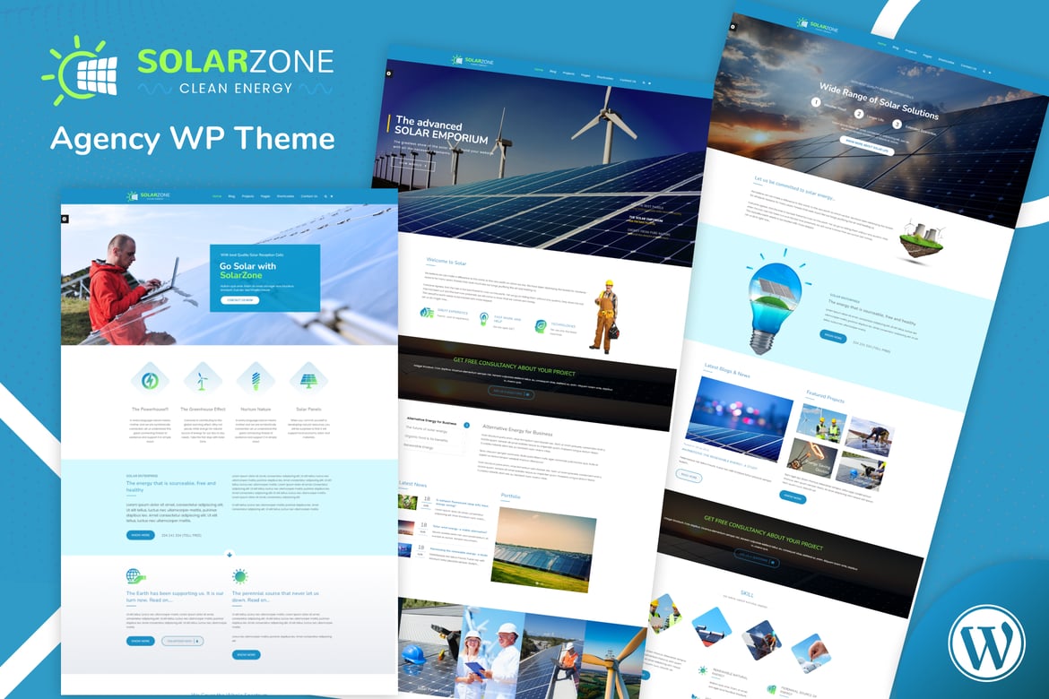 Tema WordPress Energi Surya yang Ramah Lingkungan dan Inovatif