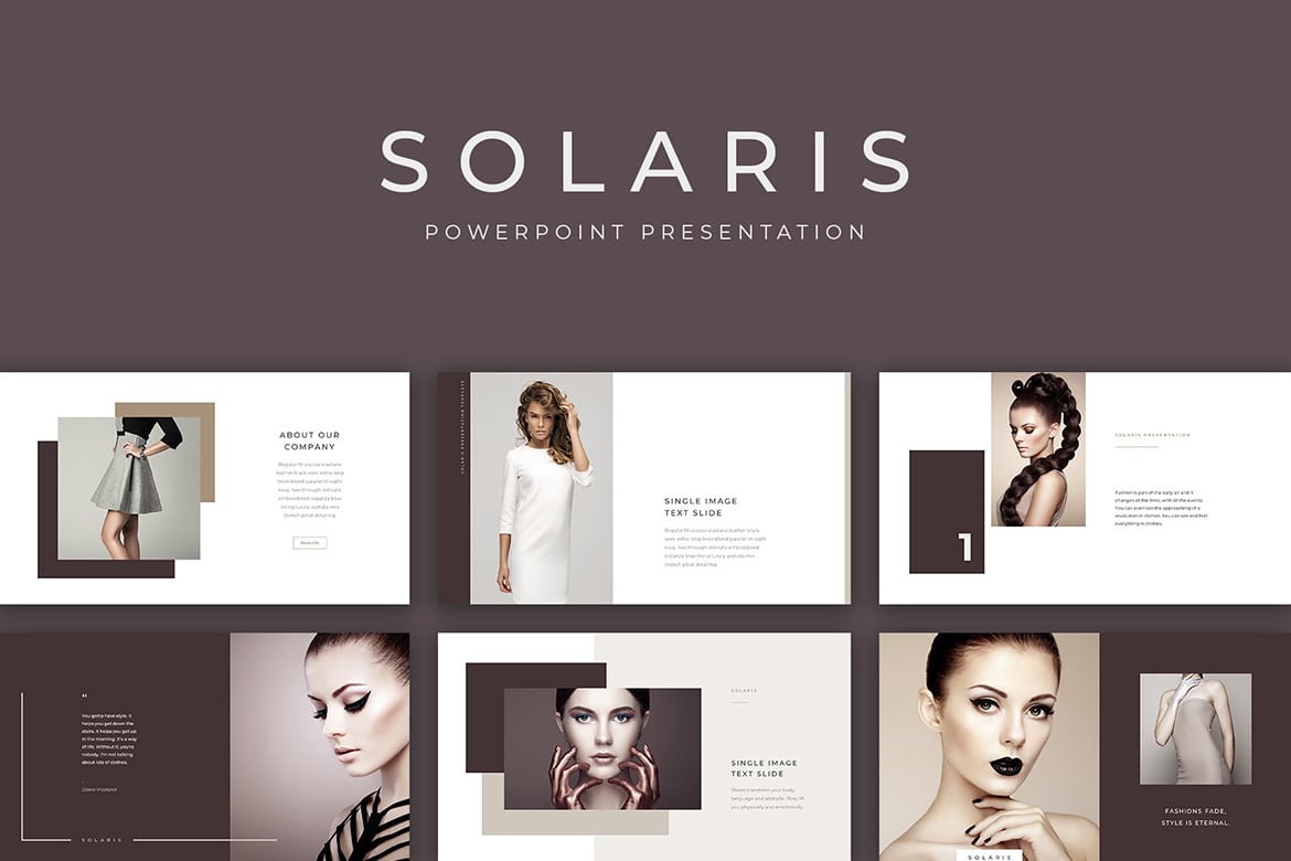 Template Presentasi PowerPoint Solaris yang Profesional dan Menarik