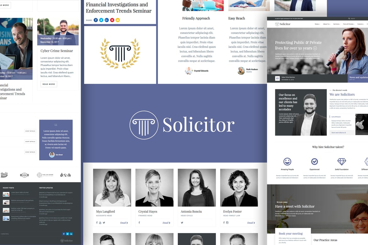 Template Website Profesional untuk Pengacara dan Bisnis Hukum