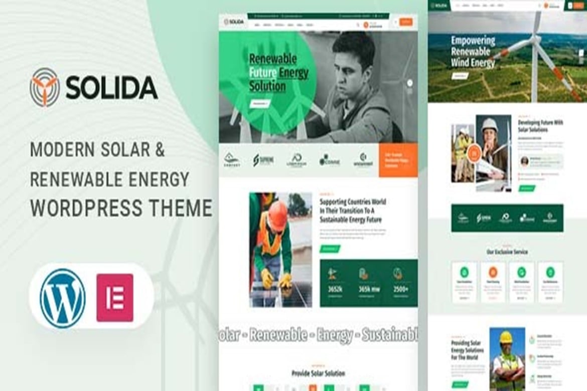 Solida - Tema WordPress Energi Terbarukan yang Modern dan Fungsional