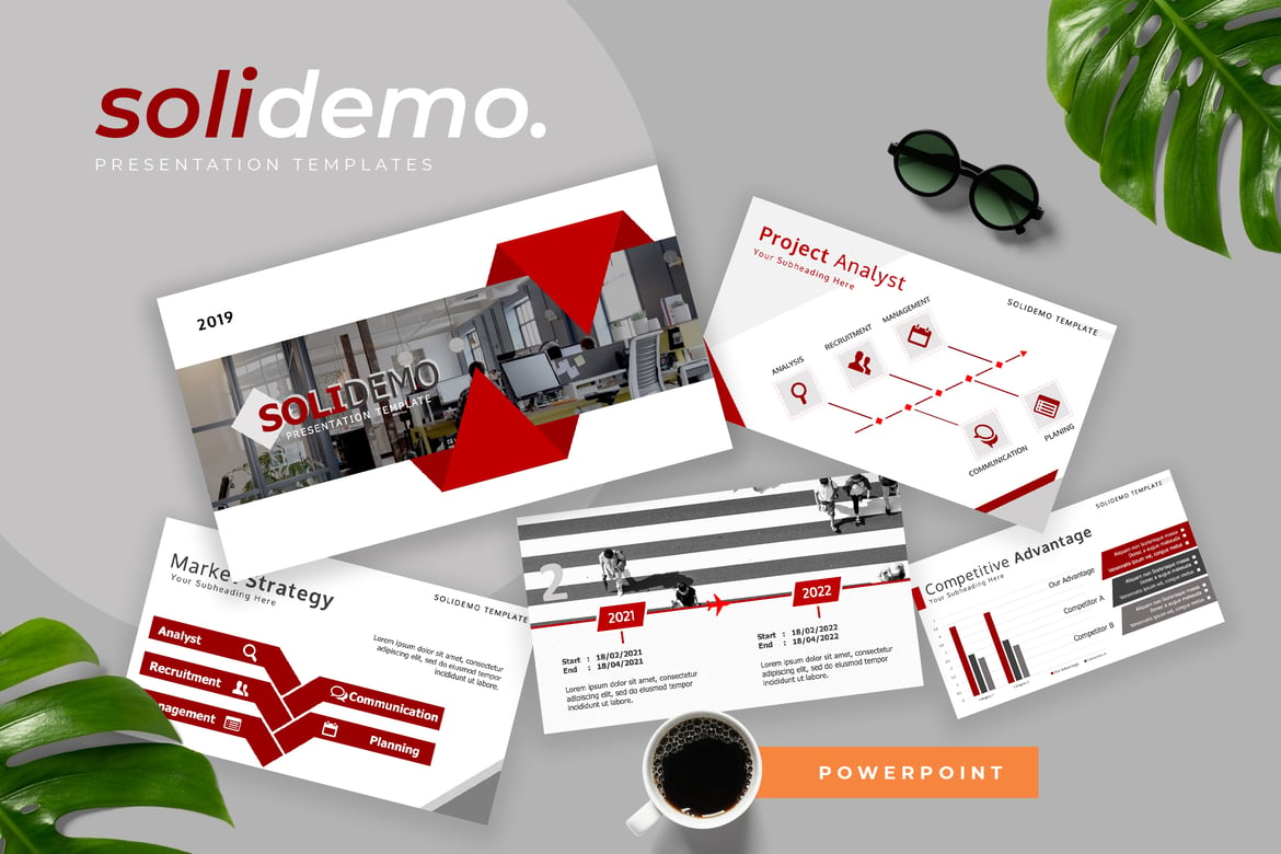 Solidemo - Template Presentasi Powerpoint yang Modern dan Kreatif
