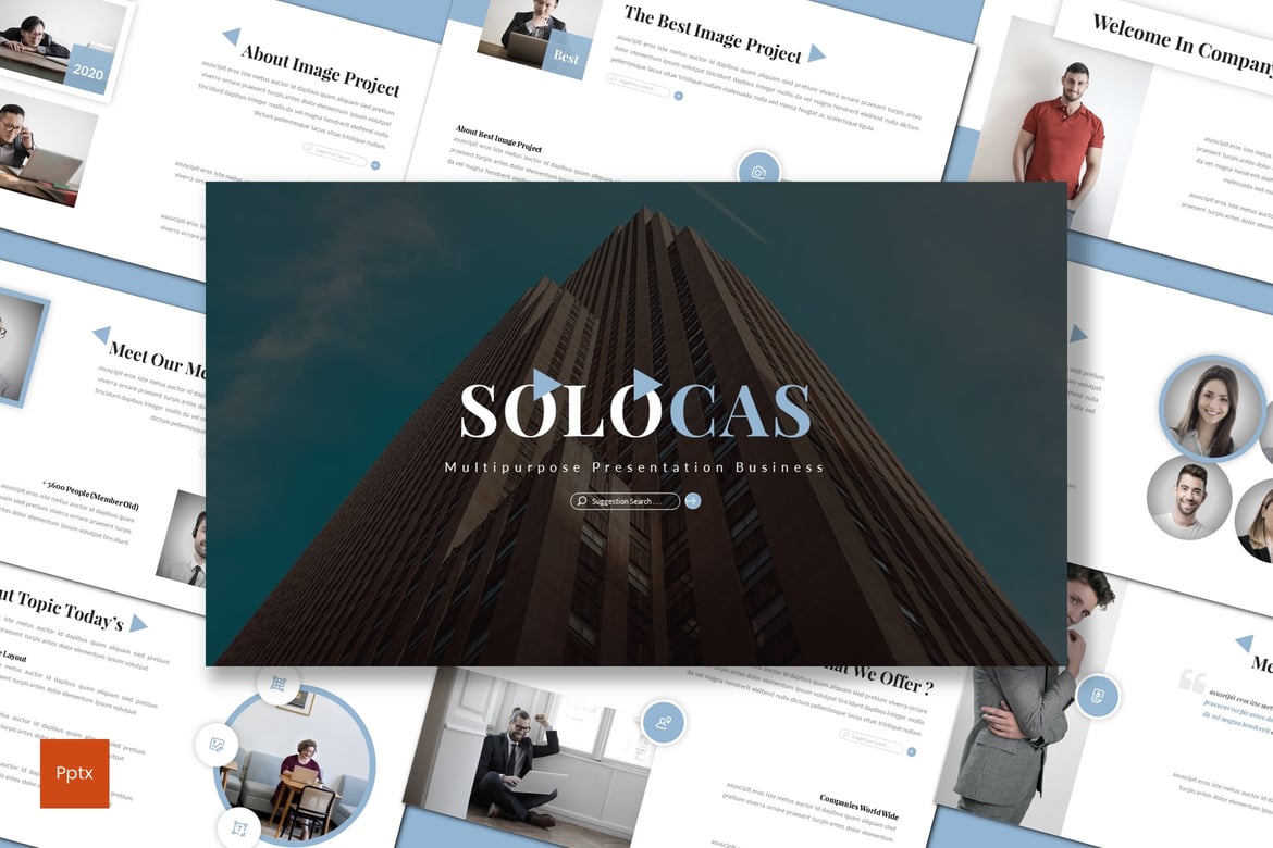 Solocas - Template PowerPoint Serbaguna untuk Presentasi Menarik