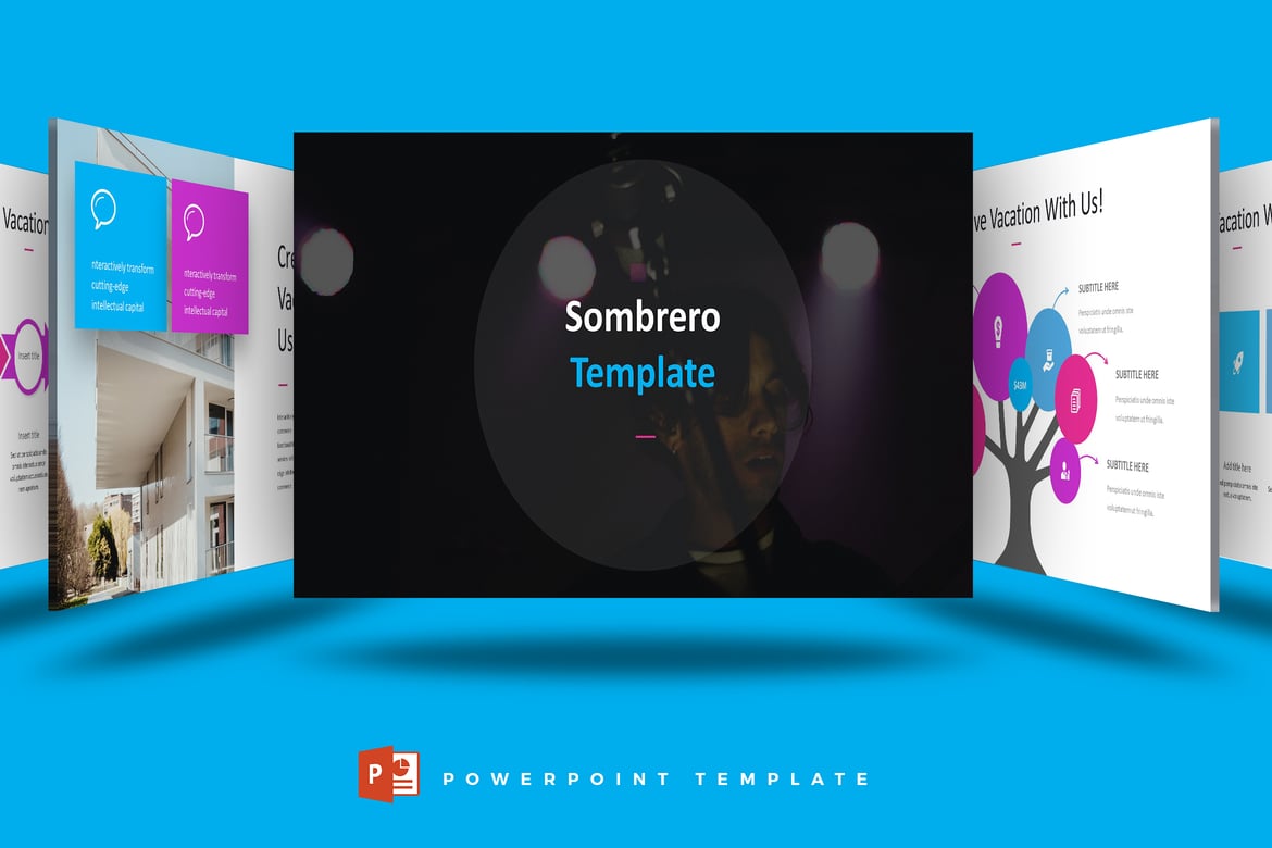 Template Powerpoint Sombrero - Solusi Presentasi Menarik