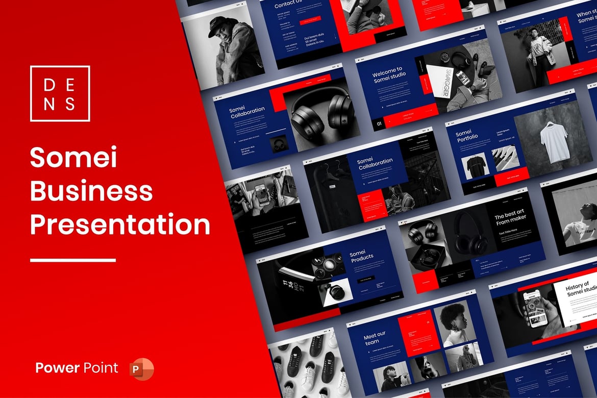 Template Presentasi Bisnis Somei – PowerPoint yang Menarik dan Profesional