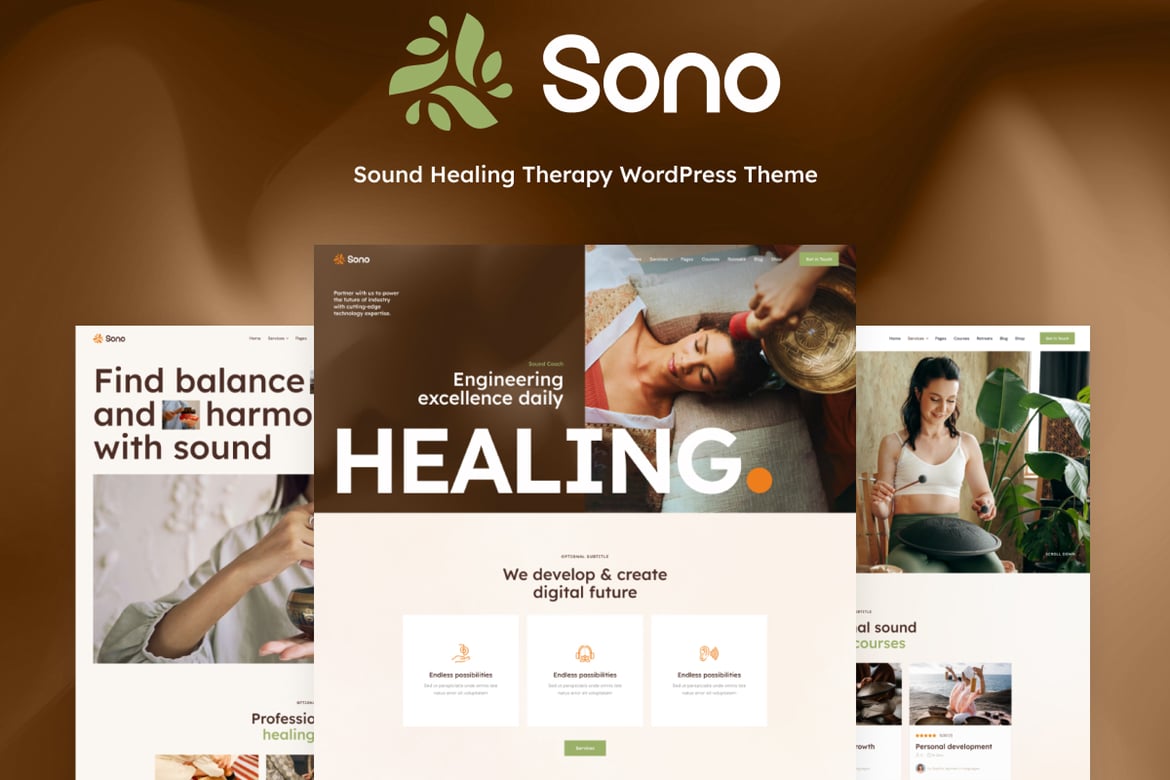 Tema WordPress Sono: Solusi Menawan untuk Kegiatan Holistik