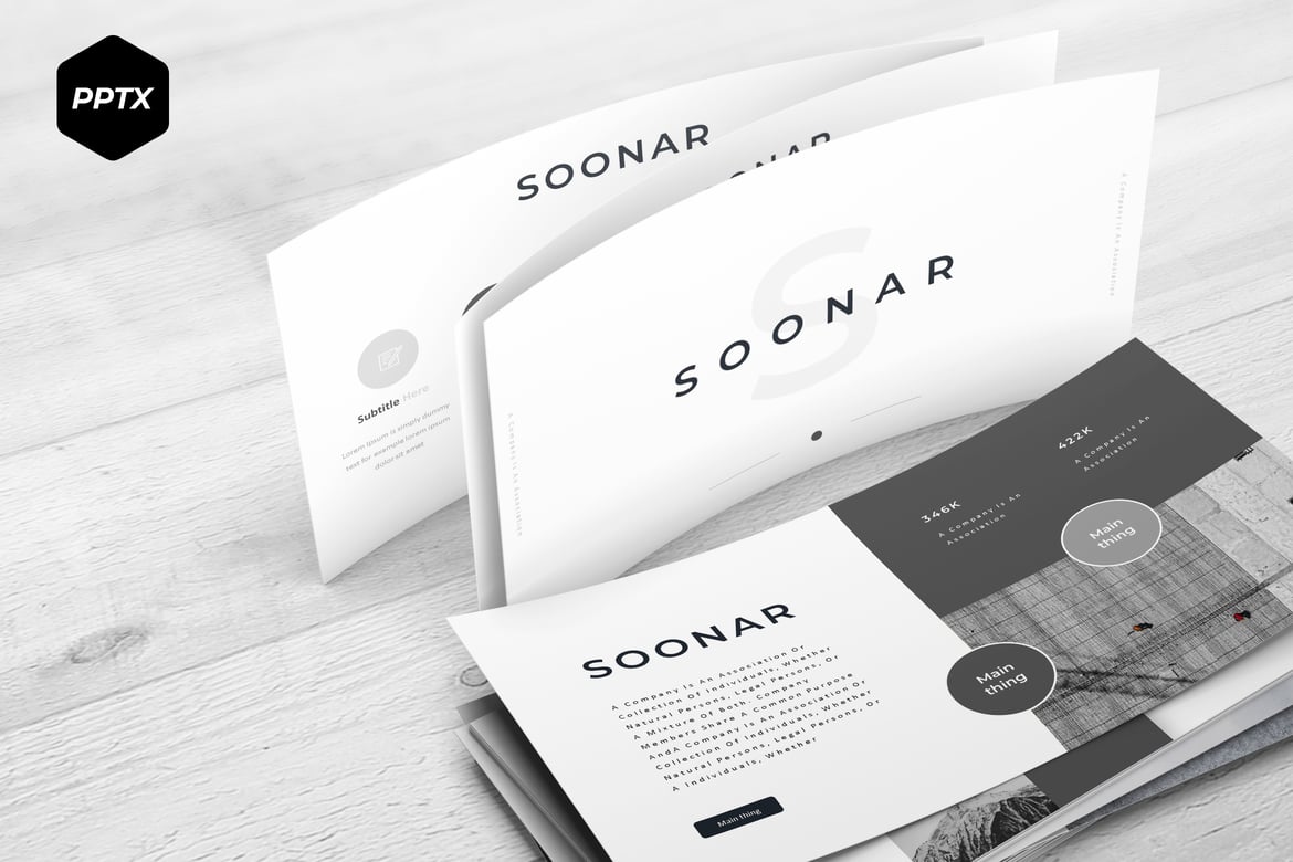 Template Powerpoint Soonar - Solusi Presentasi Profesional Anda