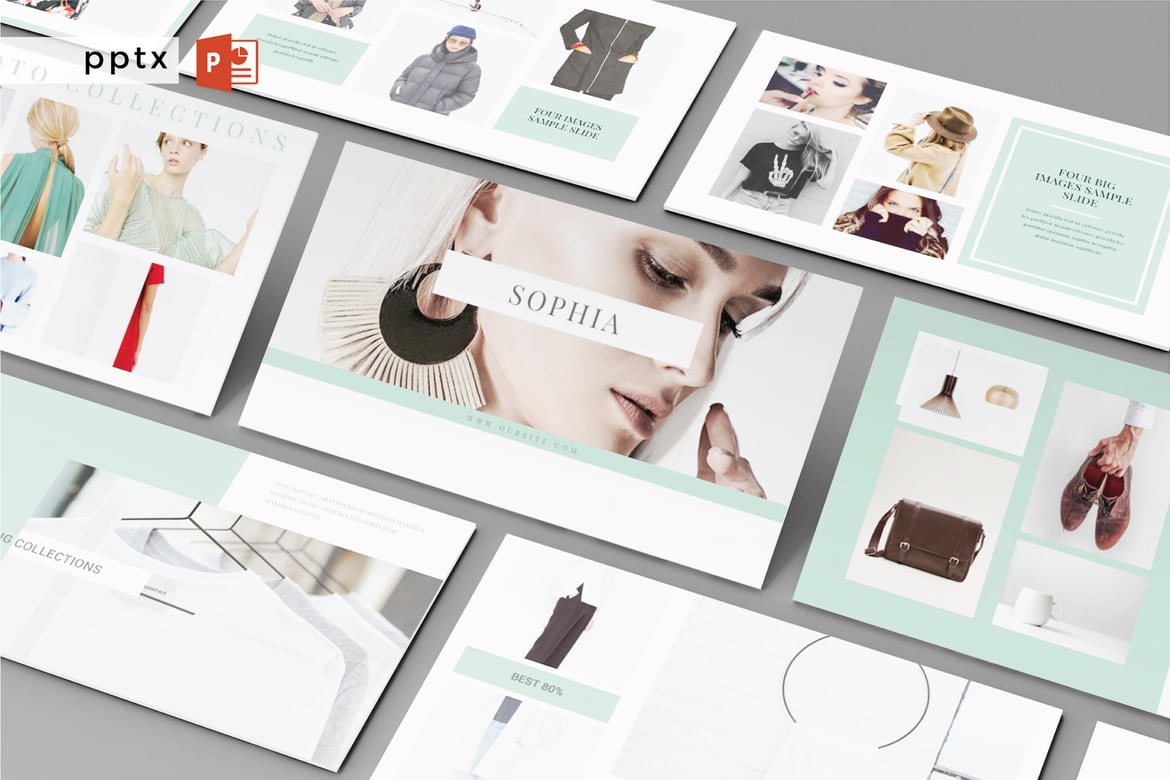 SOPHIA - Template Presentasi PowerPoint Serbaguna V201