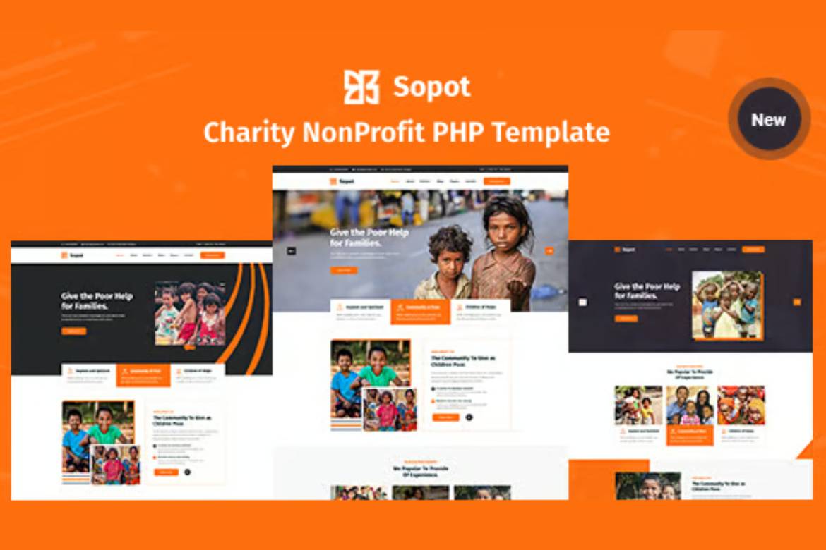 Sopot – Template Web Amal Nonprofit yang Inovatif