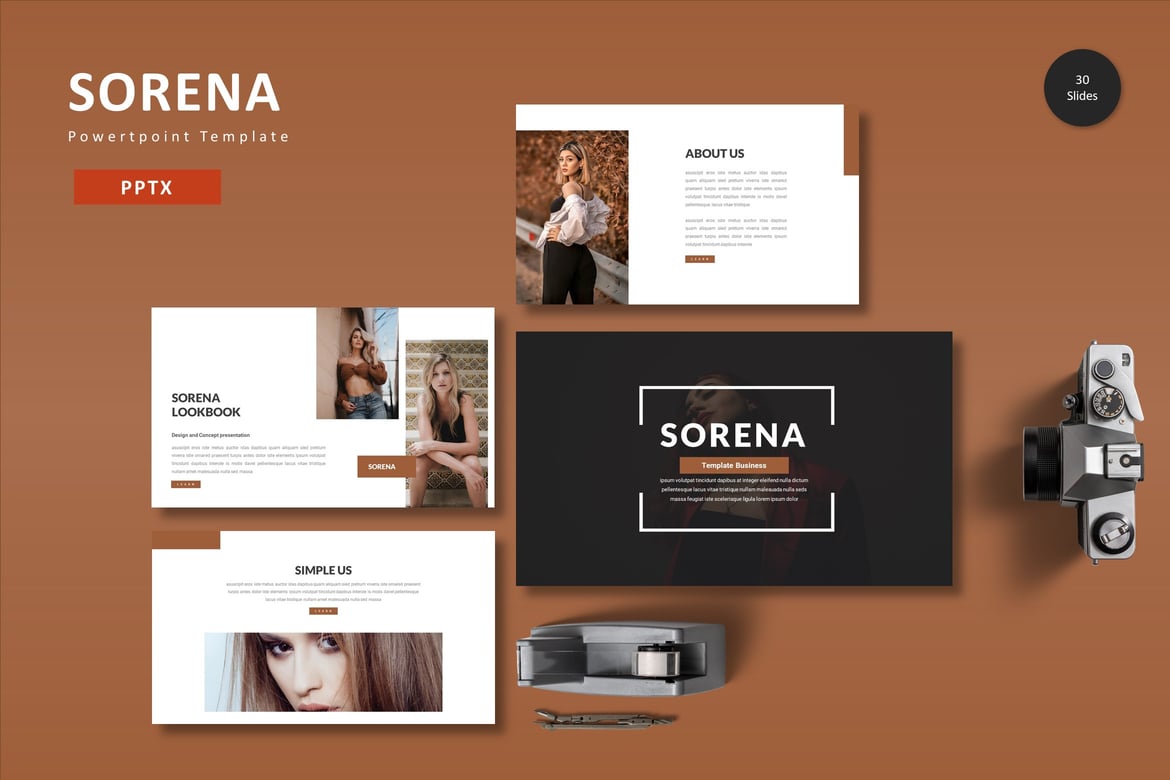 Sorena - Template Presentasi PowerPoint yang Mengagumkan