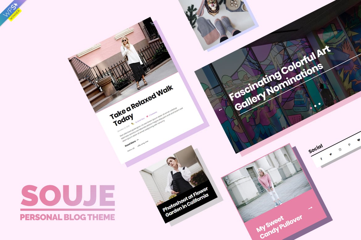 Souje - Tema WordPress Pribadi yang Menawan dan Responsif