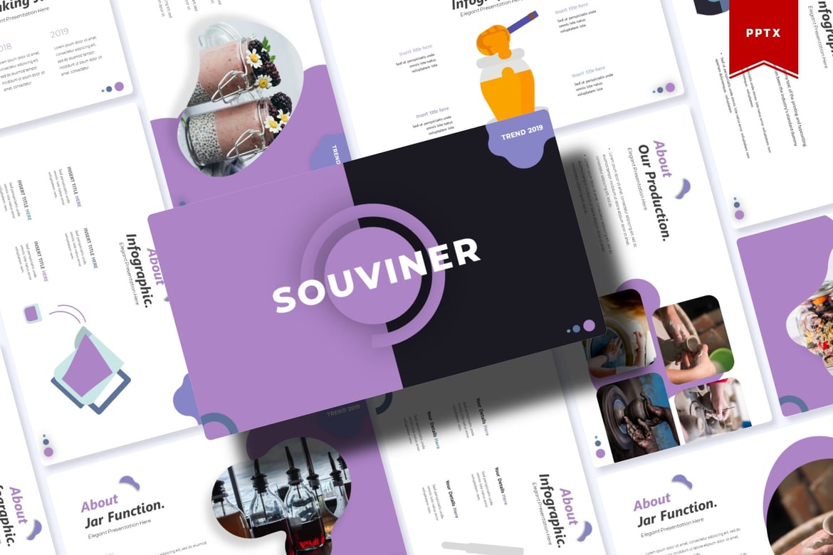 Template Presentasi Souvenir | Template PowerPoint Menarik dan Profesional