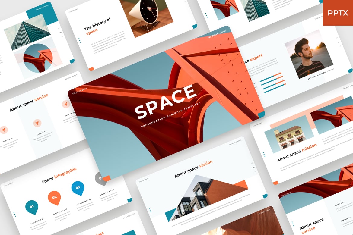 Template Presentasi PowerPoint Bisnis yang Modern dan Elegan