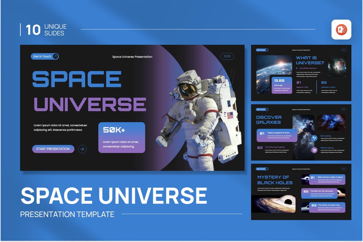 Template Presentasi PowerPoint Alam Semesta