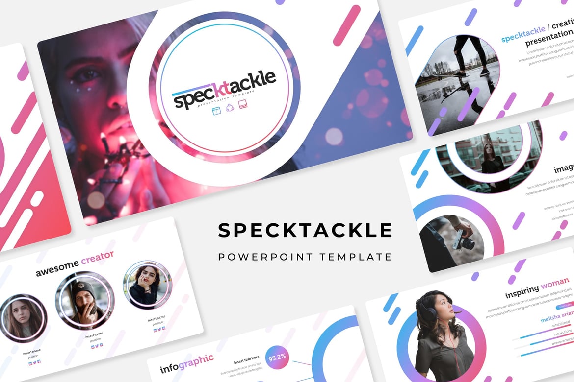 Template Presentasi Specktackle - Powerpoint yang Menarik