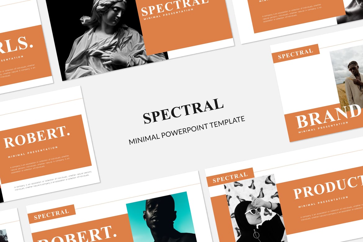 Template Presentasi Powerpoint Serbaguna Spectral yang Menarik