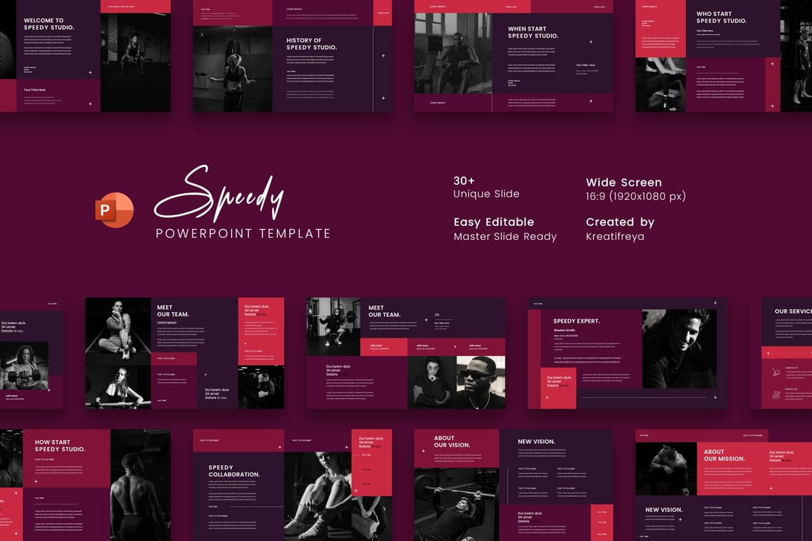 Template Presentasi Bisnis Speedy - Solusi Kreatif untuk Presentasi Anda