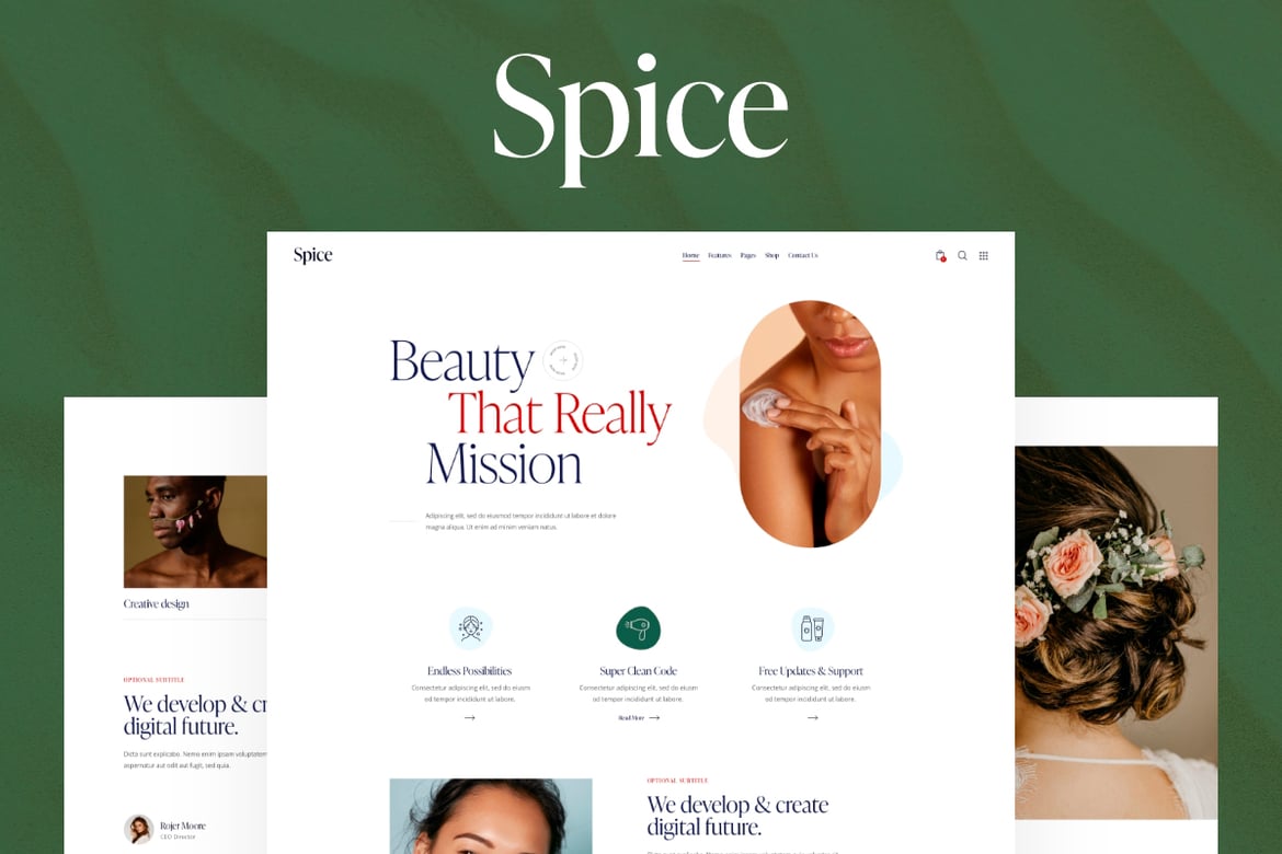 Tema WordPress Spice: Solusi Stylish untuk Bisnis Kecantikan Anda
