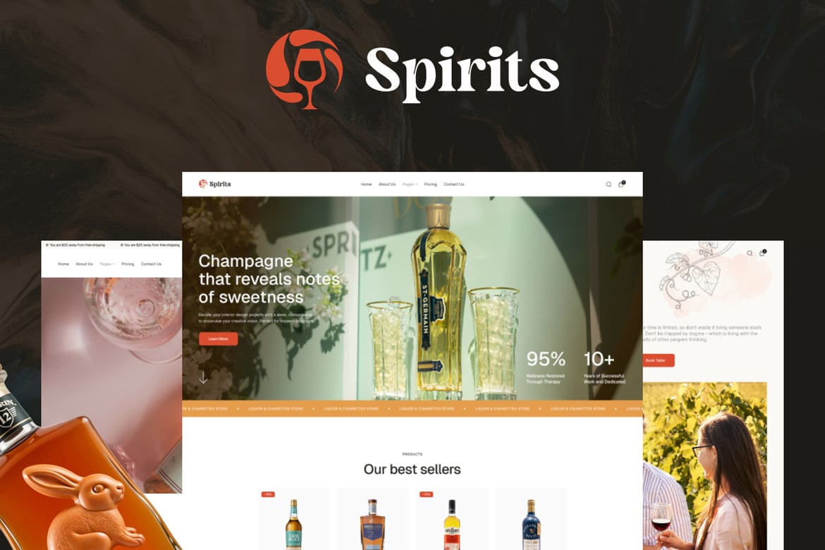 Tema WordPress Spirits: Solusi Ideal untuk Website Liquor Shop dan Bar