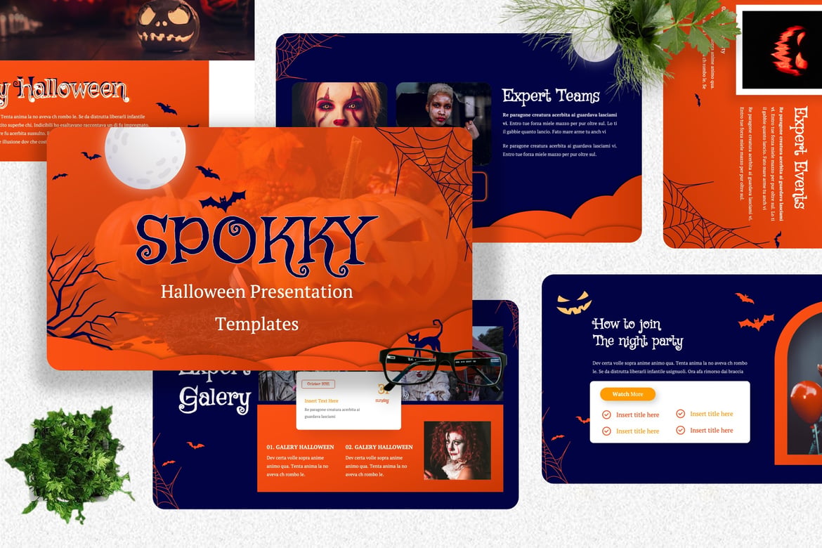 Spokky - Template PowerPoint Halloween yang Menarik