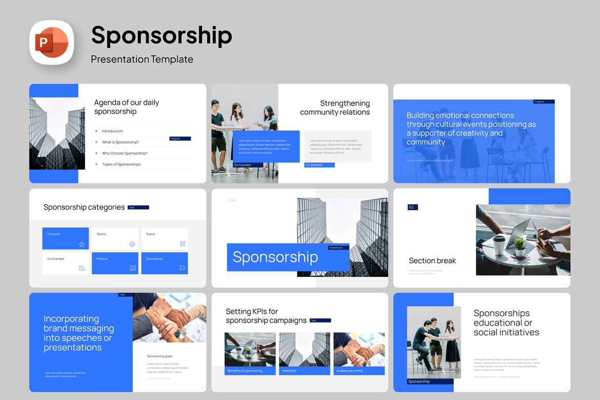 Template PowerPoint Sponsorship yang Menarik dan Profesional
