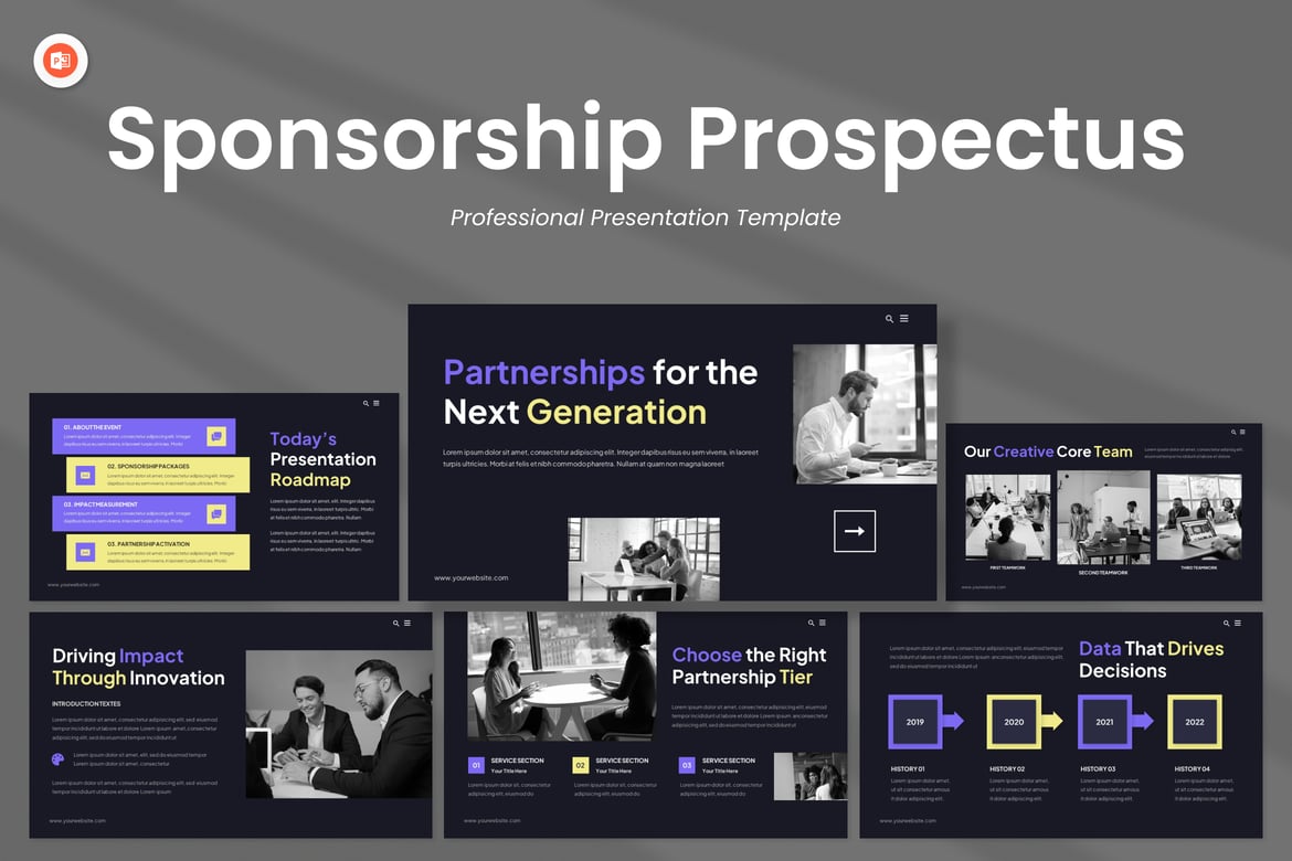 Template Presentasi Prospektus Sponsorship yang Profesional