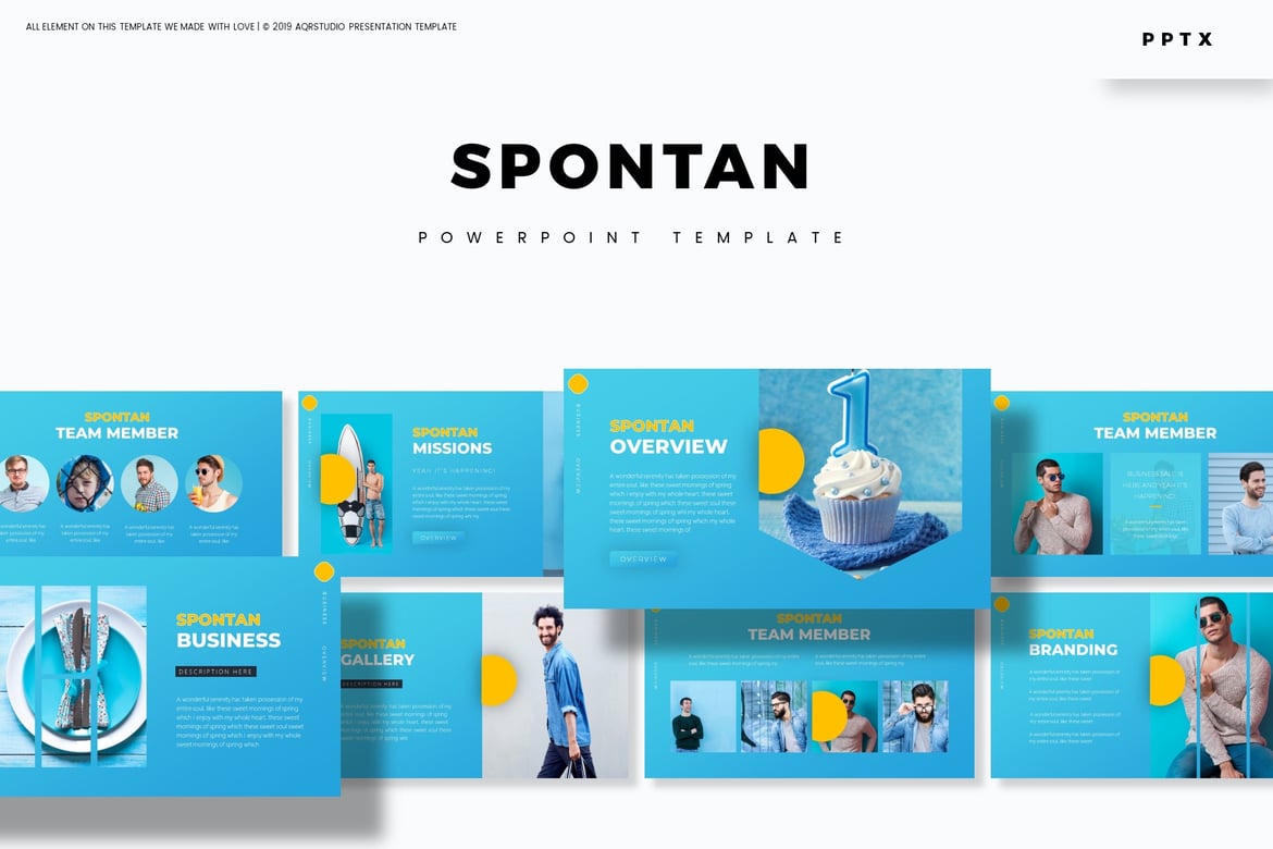 Template Presentasi PowerPoint Spontan - Solusi Kreatif untuk Setiap Kebutuhan