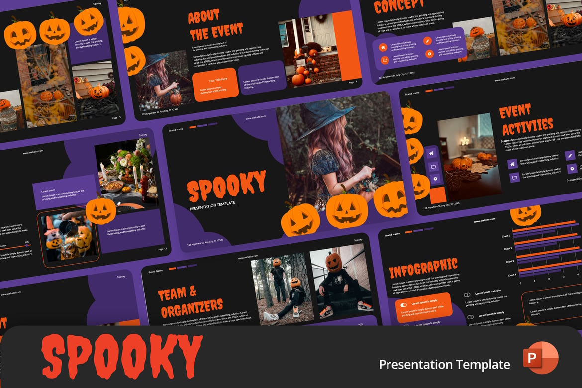 Template PowerPoint Seram untuk Presentasi yang Mengesankan