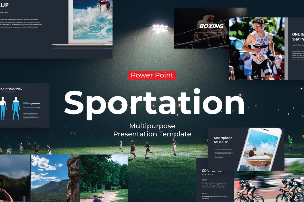 Template Presentasi Sportation - Solusi Kreatif untuk Semua Kebutuhan Anda