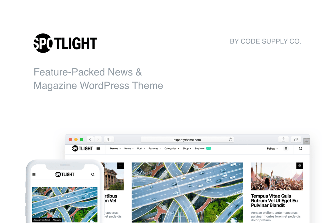 Spotlight - Tema WordPress Cepat untuk Berita & Majalah