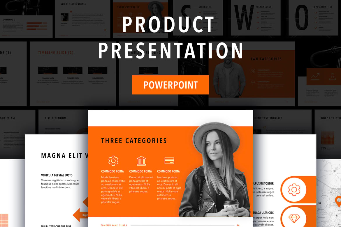 Template PowerPoint Sprint yang Profesional dan Modern