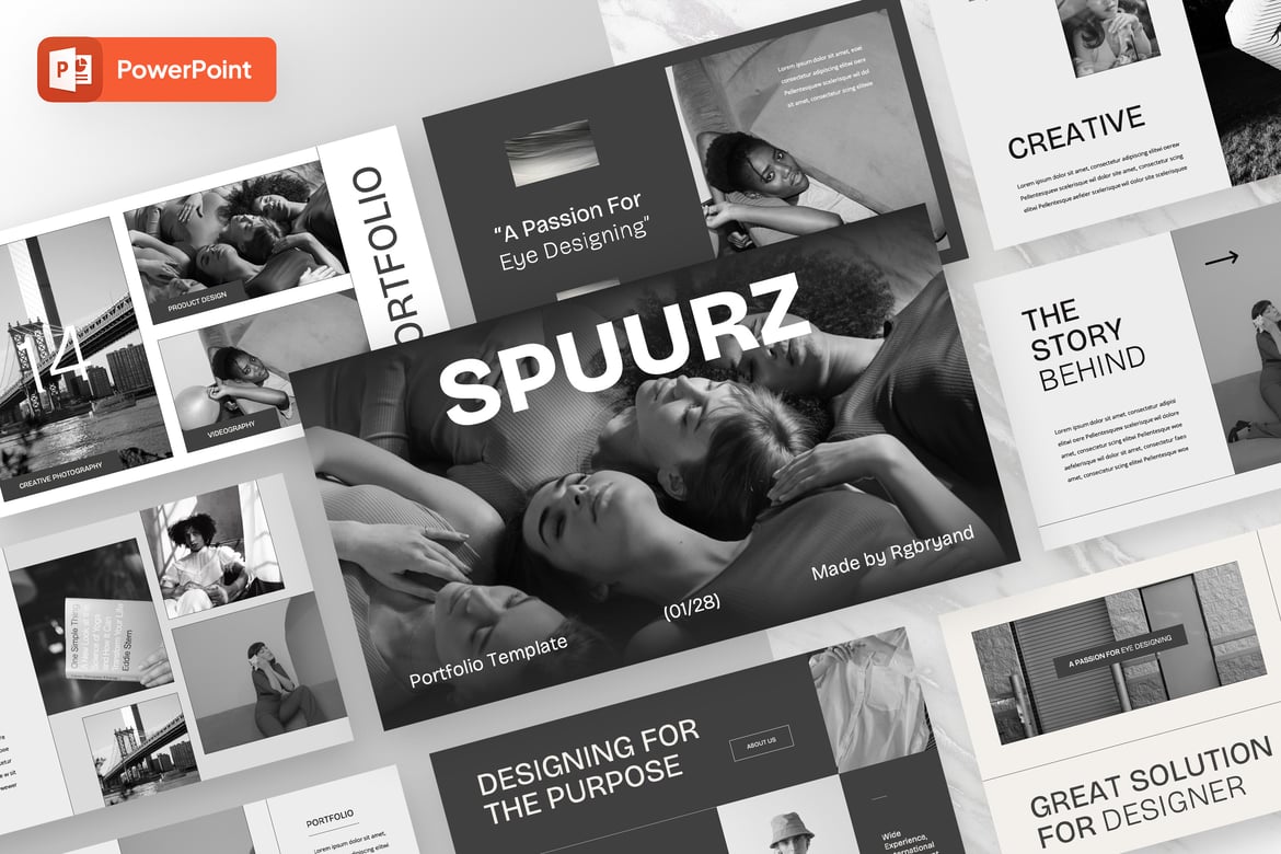 Spuurz - Template Presentasi PowerPoint Profesional