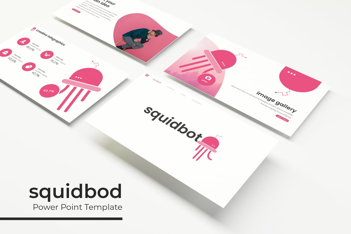 Squidbod - Template Presentasi PowerPoint yang Menarik