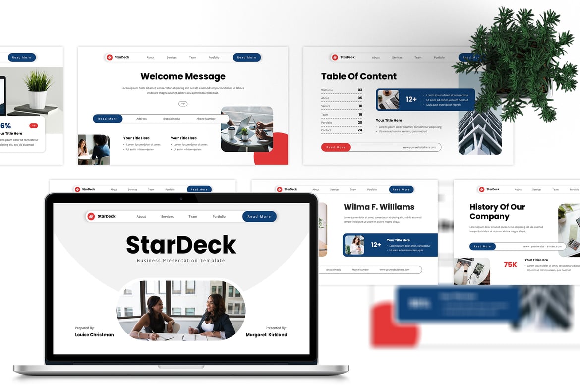 Template PowerPoint StarDeck - Presentasi Bisnis Modern dan Kreatif