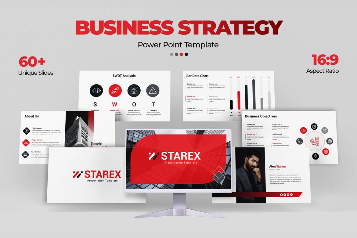 Template PowerPoint Starex: Solusi Presentasi Bisnis Modern