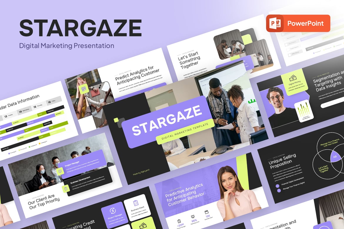 Template PowerPoint Stargaze - Presentasi Digital yang Menarik