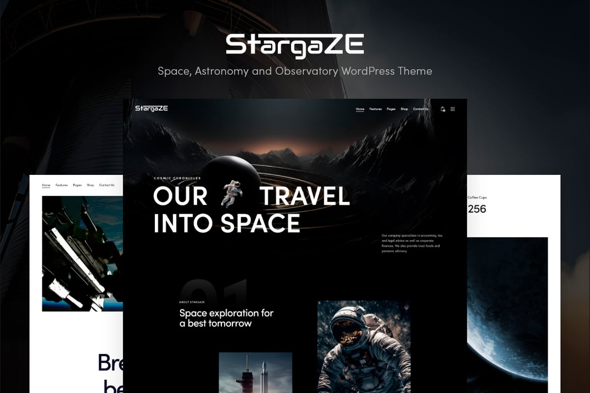 Tema WordPress Stargaze: Ideal untuk Astronomi dan Penelitian Sains