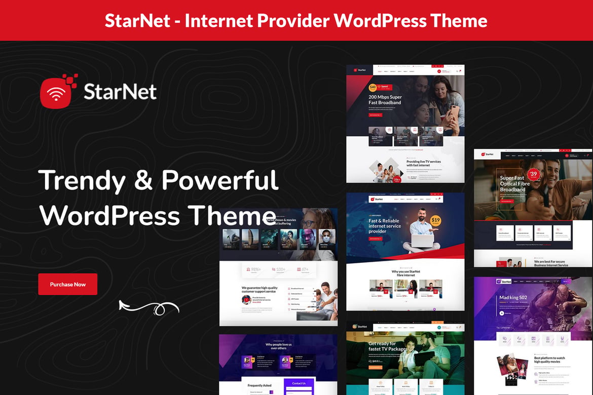StarNet - Tema WordPress Penyedia Internet Terbaik