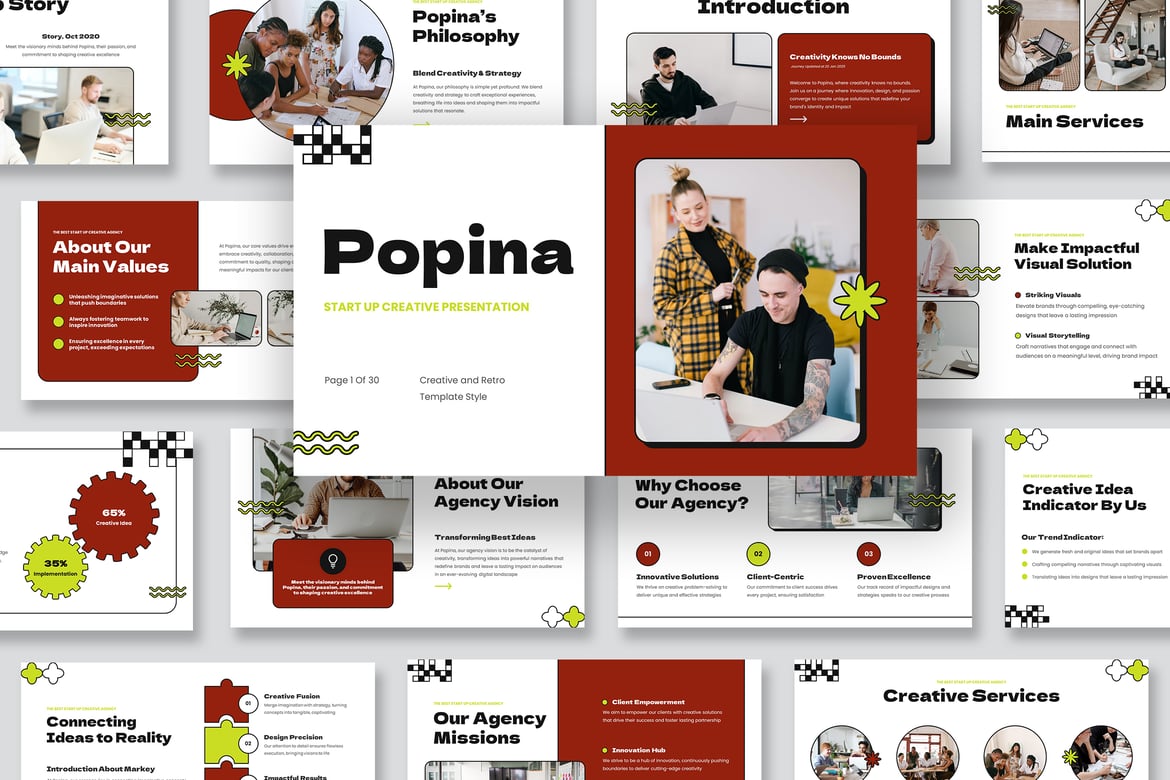 Template PowerPoint Kreatif untuk Startup dan Bisnis Anda