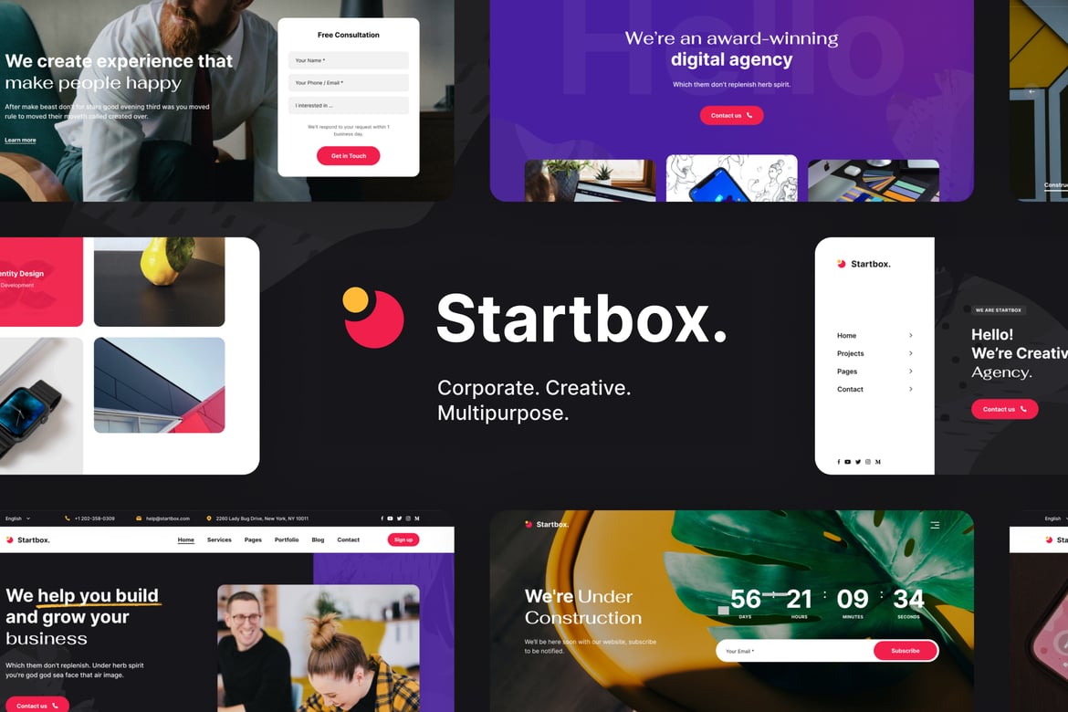 Startbox - Tema WordPress Serbaguna untuk Perusahaan Anda