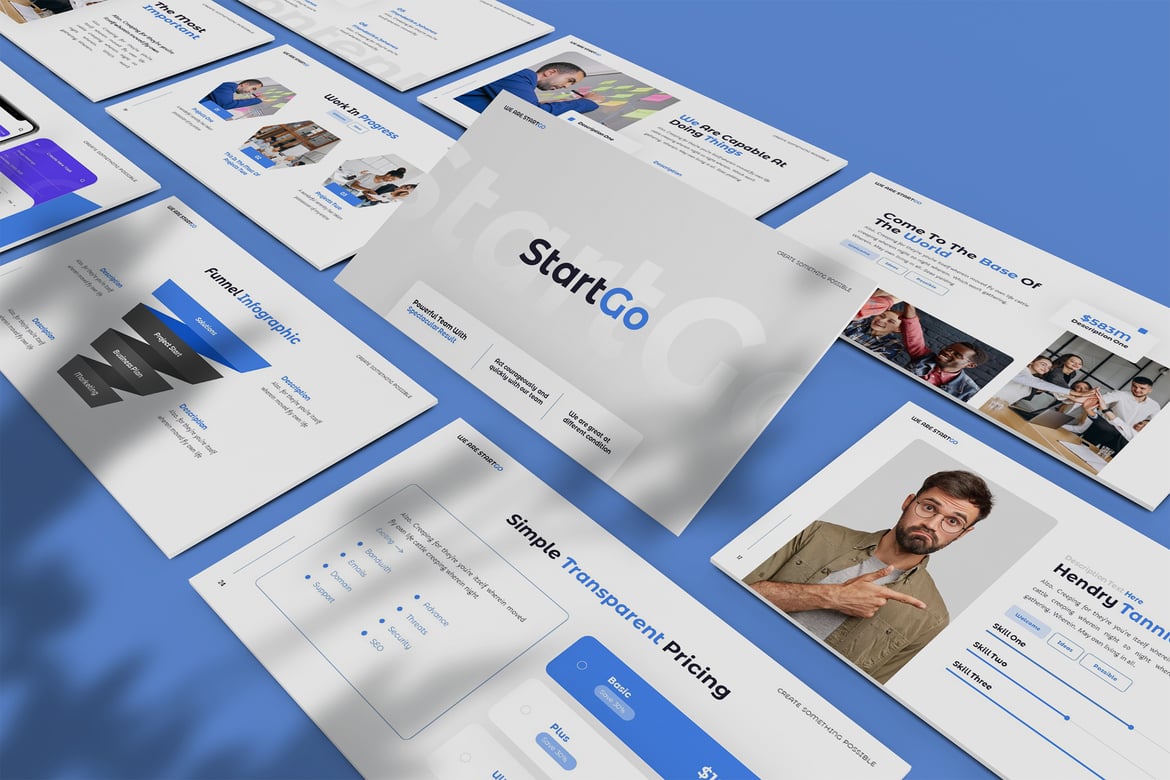 Template Powerpoint StartGo - Solusi Presentasi yang Menarik