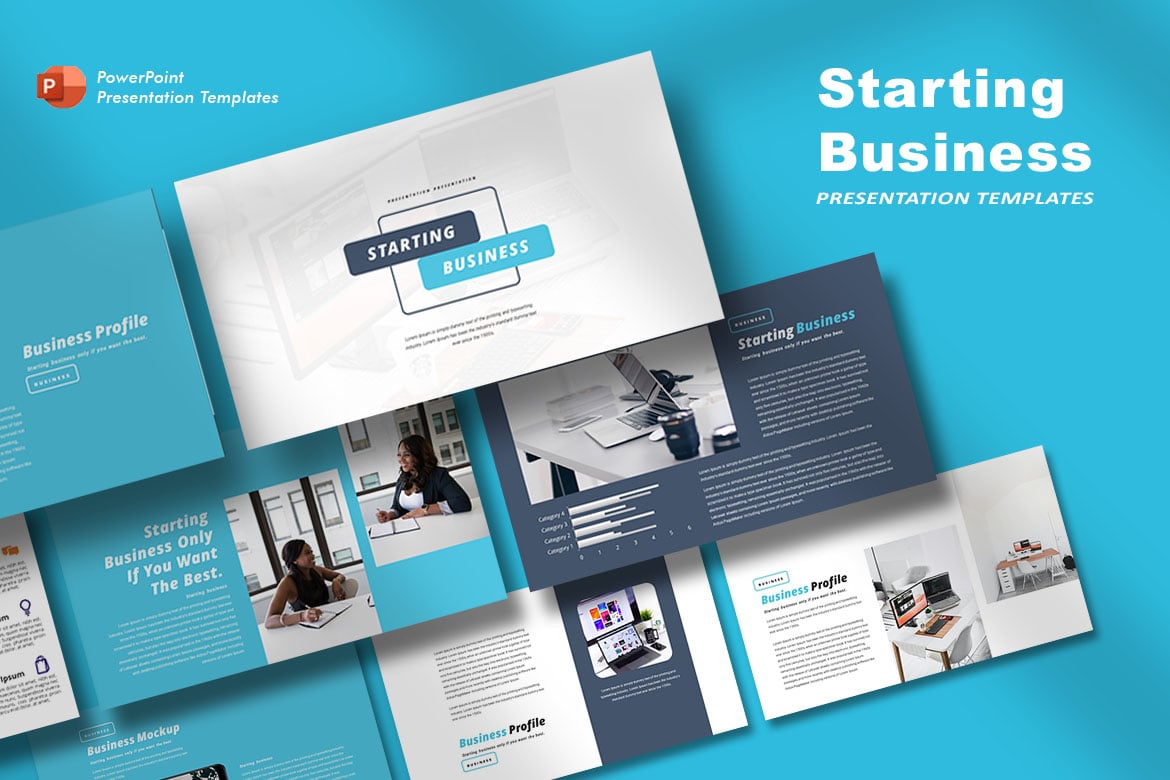 Template PowerPoint untuk Memulai Bisnis yang Menarik dan Profesional