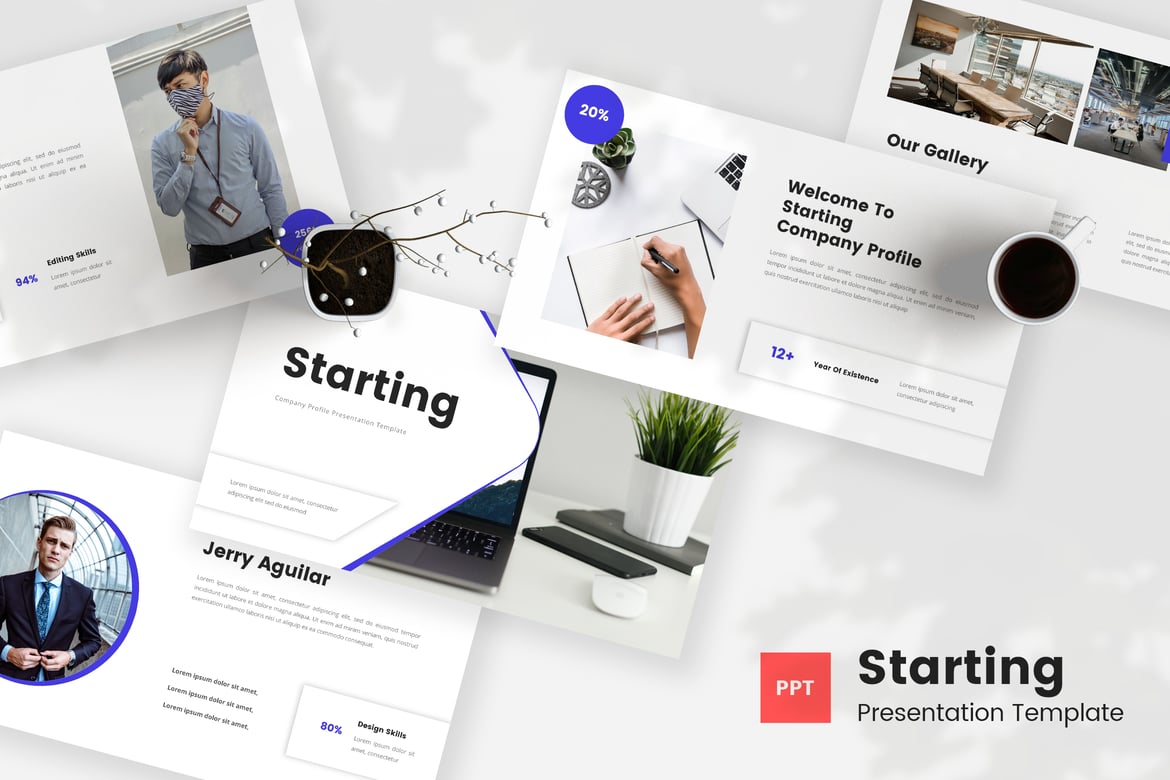 Template PowerPoint Profil Perusahaan yang Menarik dan Profesional