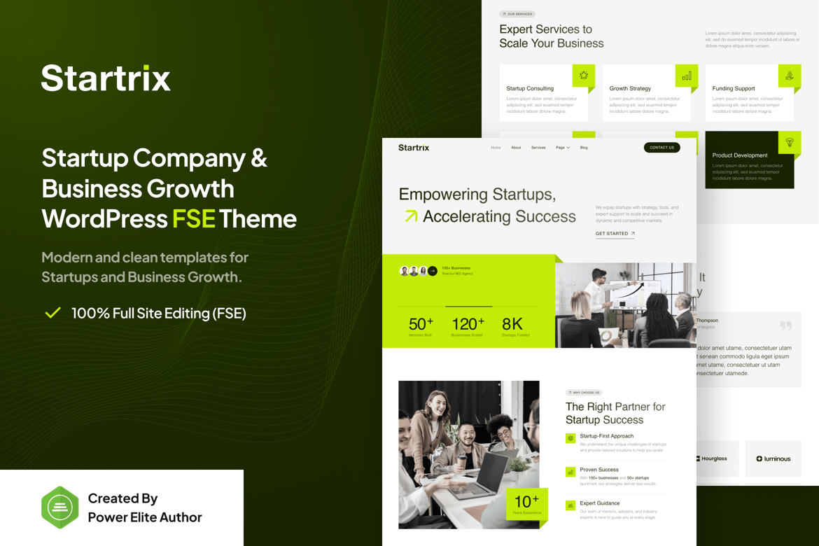 Startrix - Tema WordPress Terbaik untuk Startup dan Pertumbuhan Bisnis
