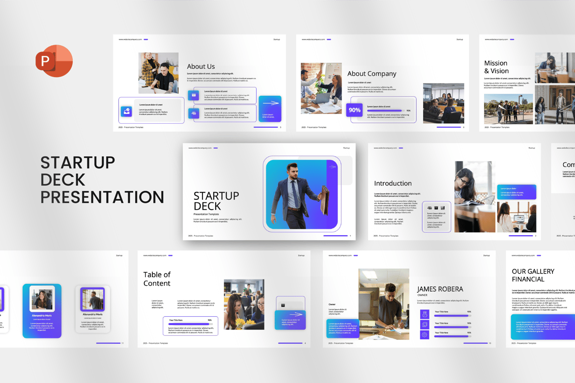 Template PowerPoint Startup yang Menarik dan Fleksibel